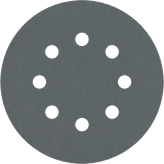 Bosch PRO F355 125 mm schuurschijf met 8 gaten.