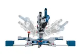 Bosch GCM 18V-254 D verstekzaag met verstelbare afschuining.