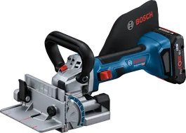 Bosch GFF 18V-22 accu-lamellenfreesmachine voor precieze houtverbindingen.