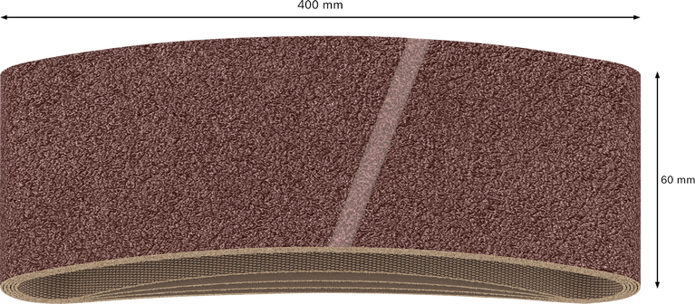 Bosch PRO X440 schuurband 60x400 mm, korrel 60.