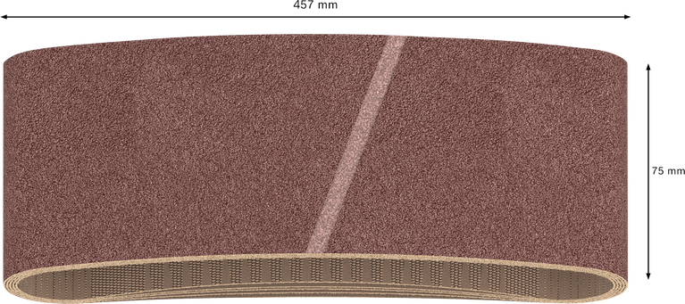 Bosch PRO X440 schuurband 75x457mm korrel 40.