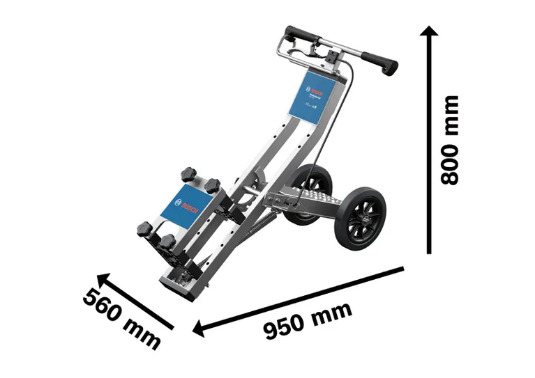 Bosch GHT 130 systeemaccessoire met verstelbaar frame.