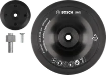 Bosch PRO steunschijf 125 mm met 8 mm schacht.