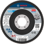 Bosch PRO X571 lamellenschijf 115 mm G40 voor het slijpen van metaal.