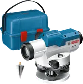 Bosch GOL 20 D optische waterpas met koffer en schietlood.