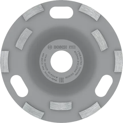 Bosch PRO betonslijpkop 125 mm voor haakse slijpers.