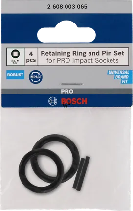 Bosch 3/8″ borgring en penset 4 stuks.