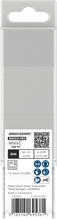 Bosch PRO dikke metaal sloopzaagblad S930CF 150×22×1,6mm 25 stuks.