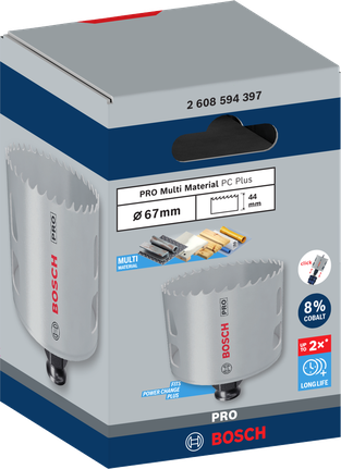 Bosch 67mm PRO Multi Material gatenzaag.