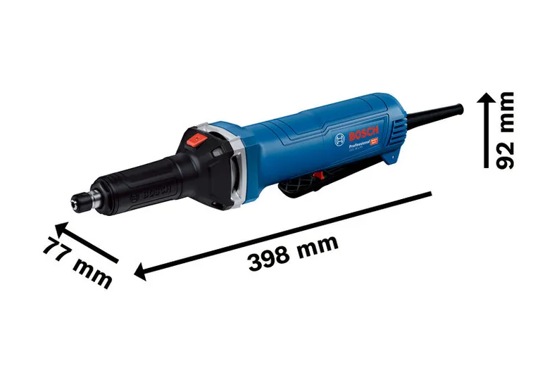 Bosch GGS 30 LPS rechte slijper met compact ontwerp.