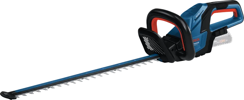 Bosch GHE 18V-60 accu-heggenschaar voor het snoeien.