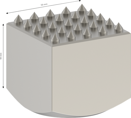 Bosch PRO SDS max-5C hardmetalen buskop, 50x50 mm.