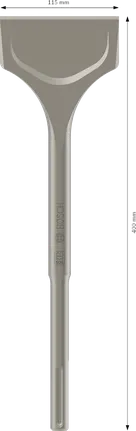 Bosch PRO SDS max-5C Spadebeitel 115x400 mm.