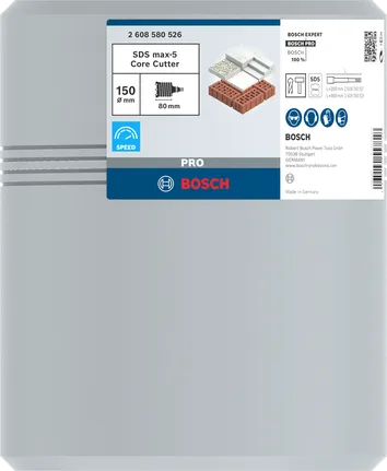 Bosch SDS max-5 Boorkern 150×80 mm.