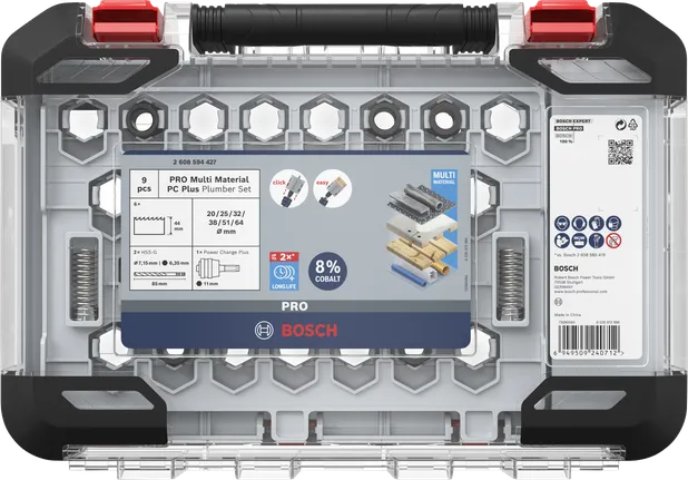Bosch PRO Multi Material PC Plus Gatenzaagset 9-delig.