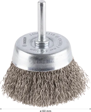 Bosch PRO RVS-komborstel, rechte schacht 60 mm.