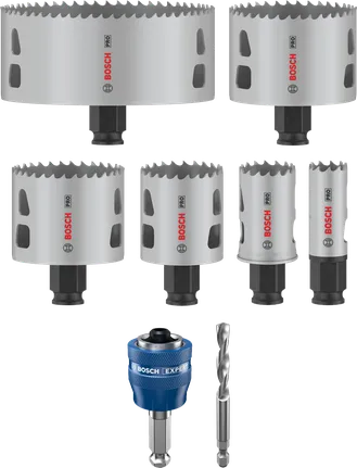 Bosch PRO Multi Material PC Plus Gatenzaagset, 8 maten.