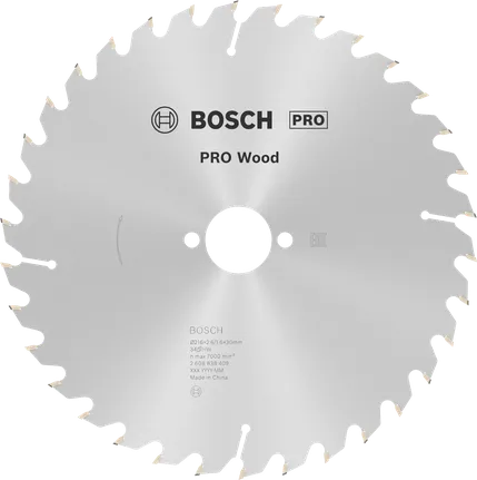 Bosch PRO houtcirkelzaagblad 216 mm T34.