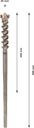 Bosch PRO SDS max-9 doorbreekboor, diameter 45 mm.