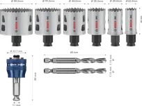 Bosch PRO Multi Material PC Plus Gatenzaagset, 9-delig.