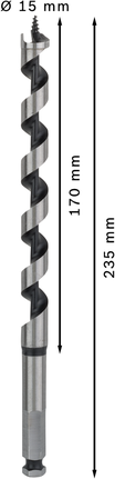 Bosch PRO houtboor 15 x 170 x 235 mm.