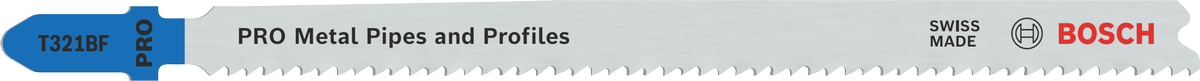 Bosch T321BF decoupeerzaagblad voor metalen buizen, gegolfde tanden.