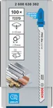 Bosch PRO Alu curve T227D decoupeerzaagbladen 100 mm voor aluminium.