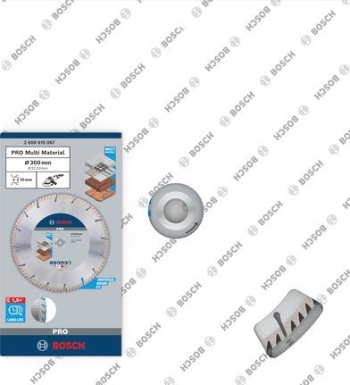 Bosch PRO Multi Material diamantschijf 300×22,23 mm.