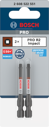 Bosch PRO R2 55 mm slagbits 2 stuks.