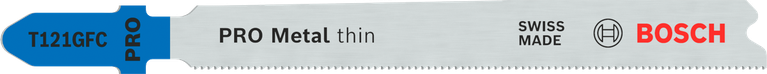 Bosch PRO Metal dun T121GFC decoupeerzaagblad voor het zagen van metaal.