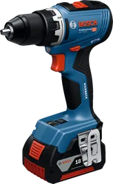 Bosch GSR 18V-65 accuboormachine met 5Ah accu.