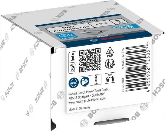 Bosch PRO ponsmatrijs PG9 roestvrij staal.