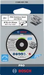 Bosch PRO slijpschijf van roestvrij staal en metaal, 76x4x10 mm.