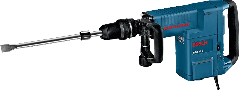 Bosch GSH 11 E breekhamer met beitelopzetstuk.