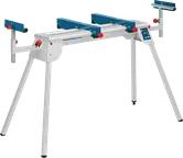 Bosch GTA 2600 zaagstandaard met uitschuifbare steun.