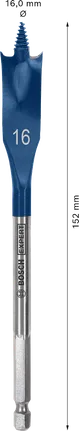 Bosch EXPERT Self Cut Speed Spadeboor 16 x 152 mm.