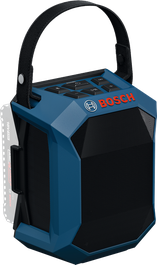 Bosch GPB 18V-1 C Bluetooth luidspreker met handvat.