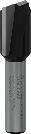 Bosch PRO freesbit met twee snijkanten en een diameter van 13 mm.