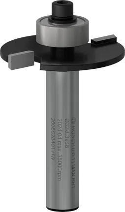 Bosch PRO Freesbit Sleuf L 3 schacht 8 mm.