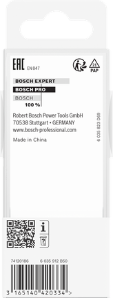 Bosch PRO freesbit met rechte kop, twee snijkanten, 30 mm diameter.