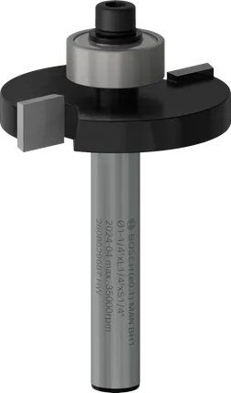Bosch PRO Freesbit met sleuf, 1/4 inch schacht voor nauwkeurige sneden.