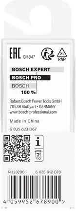 Bosch PRO freesbit 1/2″ x 1″ schacht 1/4″.