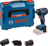 Bosch EXSR18V-90FC boorset met multi-kop opzetstukken.