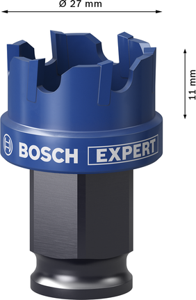 Bosch EXPERT Plaatmetaal Power Change Plus Gatenzaag, 27 mm.