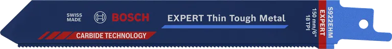 Bosch EXPERT Dun Tough Metal reciprozaagblad 150 mm.