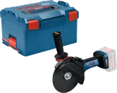 Bosch EXWS18V-180P accu haakse slijper met koffer.