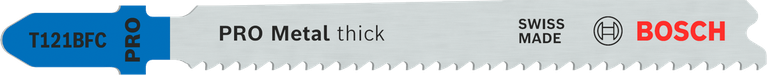 Bosch PRO Metal dik T121BFC decoupeerzaagblad voor dik metaal.