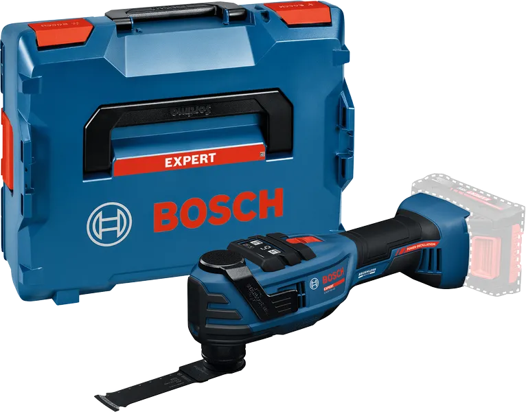 Bosch EXOP18V-40 snoerloze oscillerende multitool met koffer.
