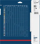 Compatibiliteitstabel voor Bosch EXPERT houtcirkelzaagbladen.