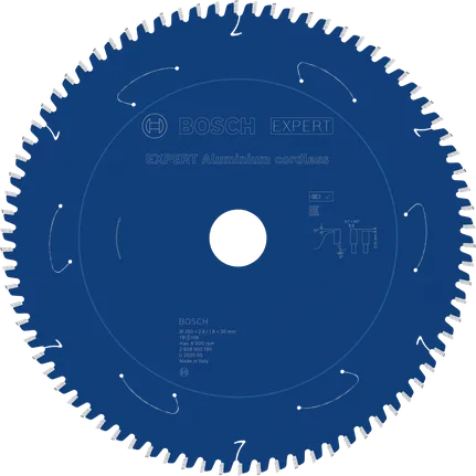 Bosch EXPERT Aluminium accucirkelzaagblad, 250 mm.